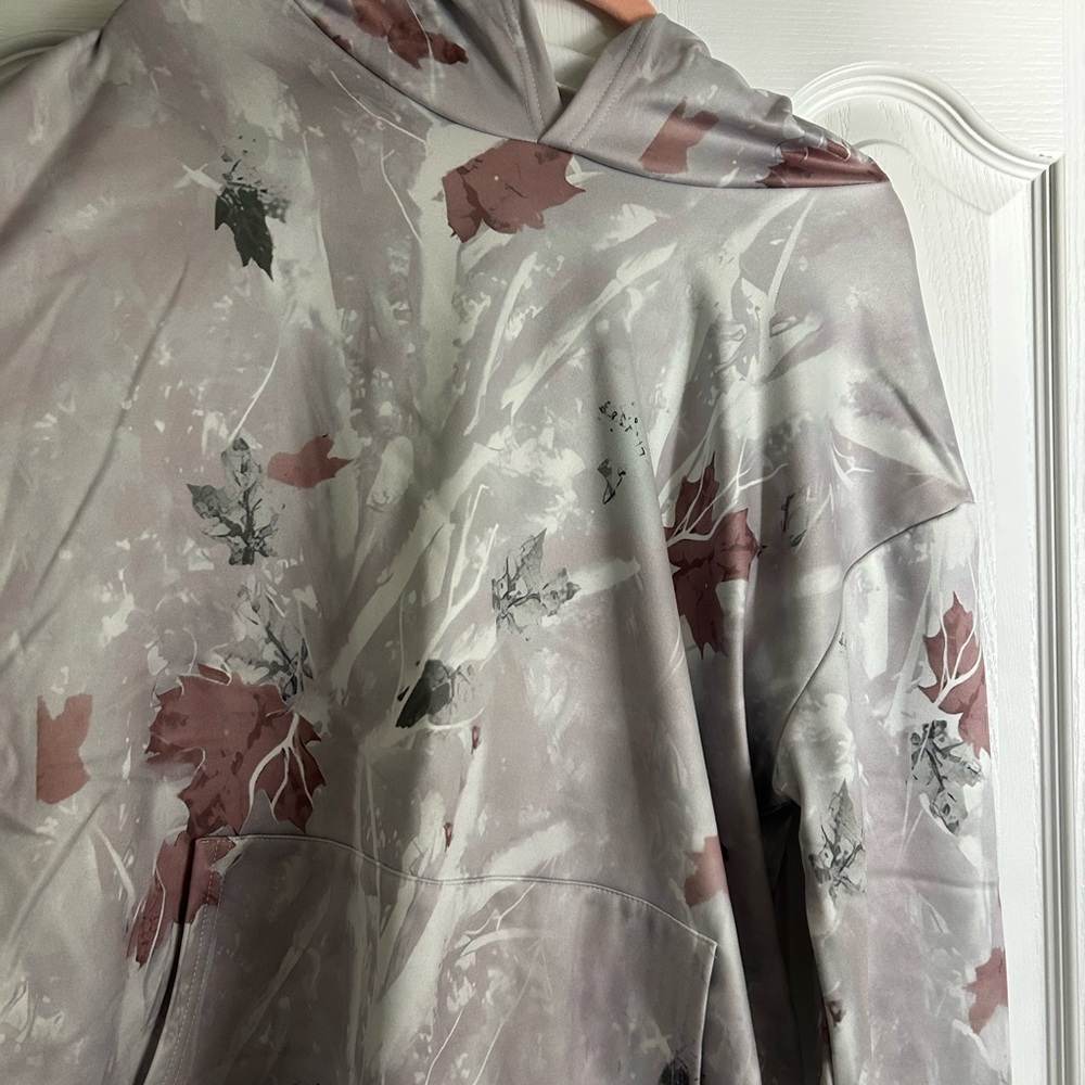 Camo Patterned Hoodie